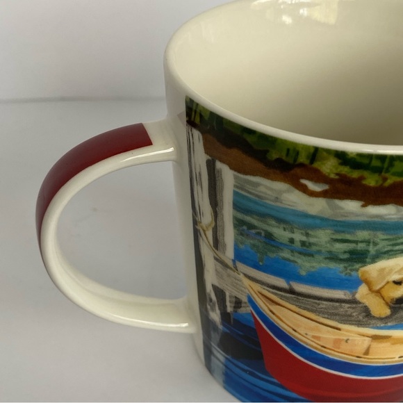 Dog Mug with Golden Retriever Puppies on a boat PAPERPRODUCTS Design Two Can Art - Picture 5 of 16